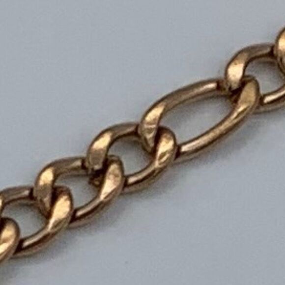 Chain bracelet NWOT, rose gold over stainless 6.5 inch L, 1/4 in. W. - Picture 4 of 16